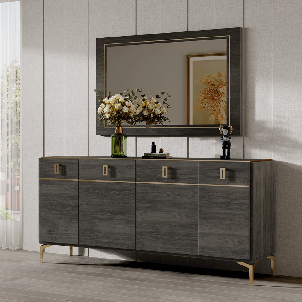 Venezia Accent Mirror 53"W x 33"H