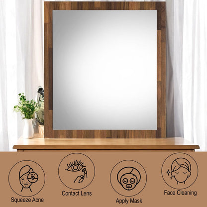 Hestia Mirror Walnut