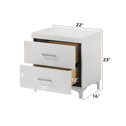 Casilda Nightstand White