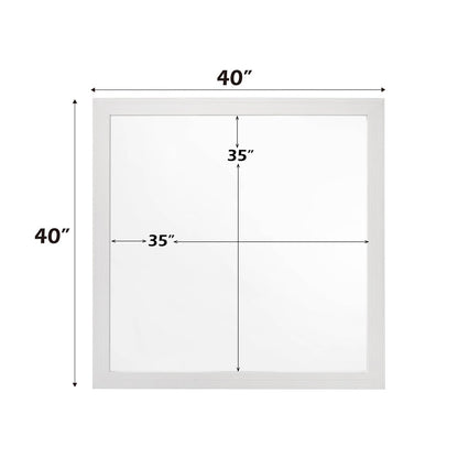 Casilda Mirror White