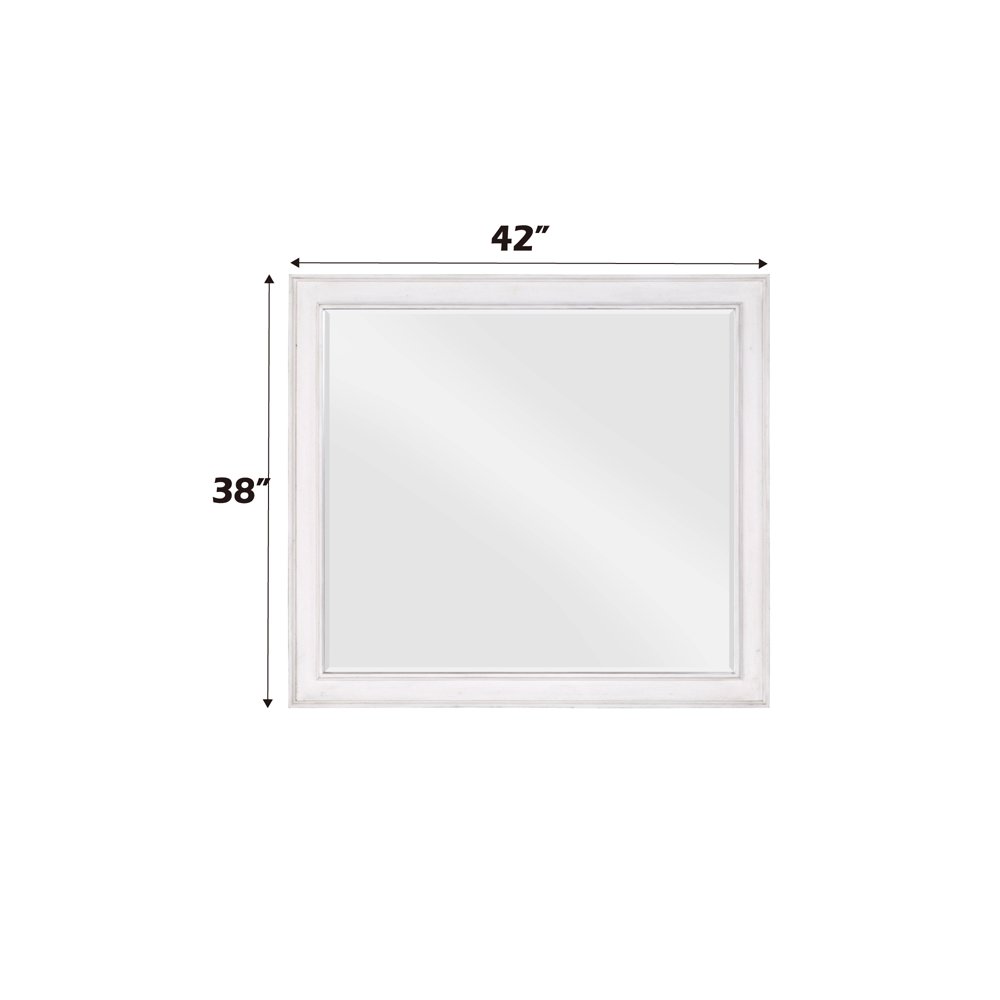 Katia Mirror Rustic Gray & Weathered White