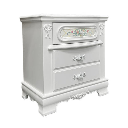 Flora Nightstand White