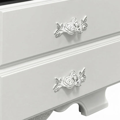 Wood Composite Nightstand with 2 Drawers, Bedside and Side Table, White