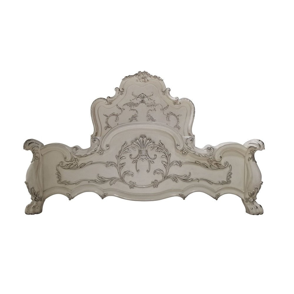 Dresden Queen Bed Bone White