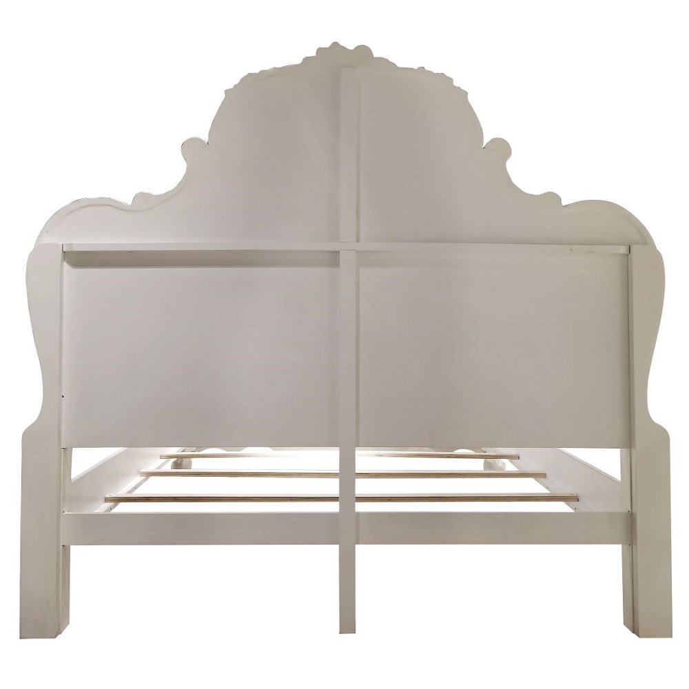 Dresden Queen Bed Bone White
