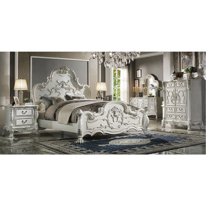 Dresden Queen Bed Bone White