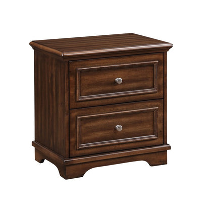 Franklin 4Pcs Pack Queen Bed Set Brushed Walnut