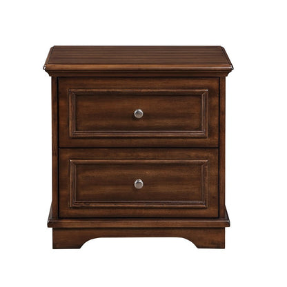 Franklin 4Pcs Pack Full Bed Set Brushed Walnut