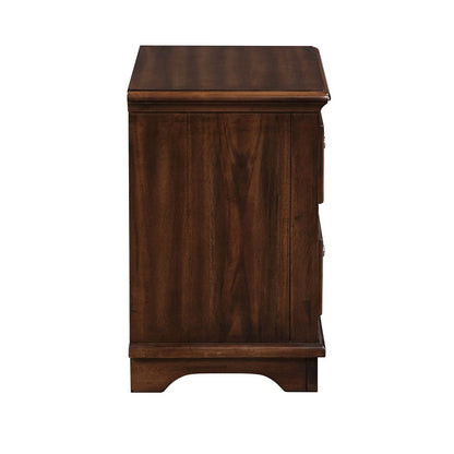 Franklin 4Pcs Pack Full Bed Set Brushed Walnut