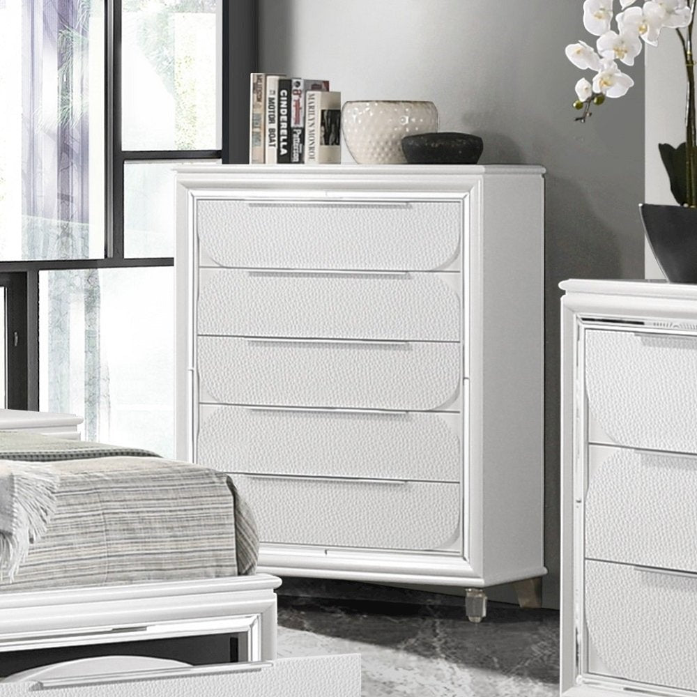 Tarian Chest Pearl White