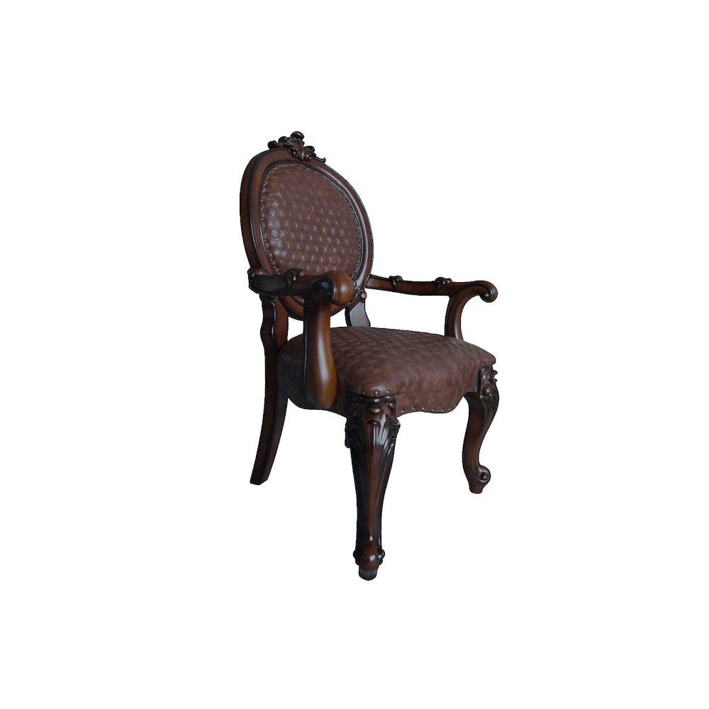 Versailles Arm Chair (Set-2) Cherry