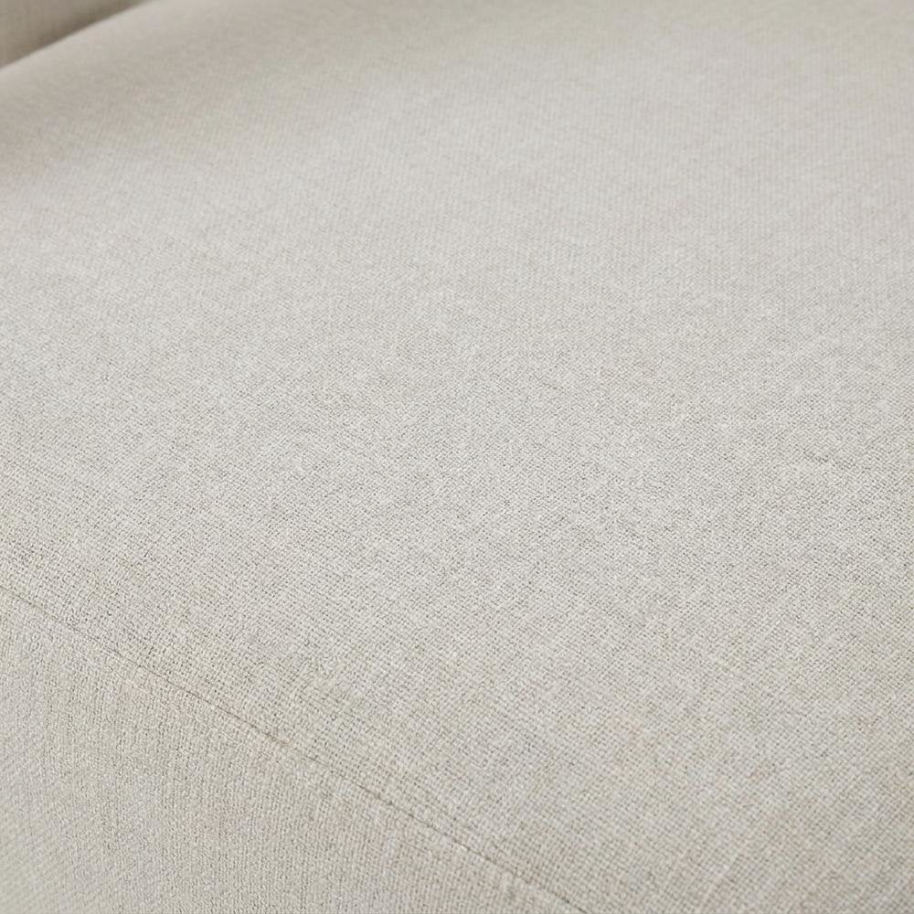 Linen-Upholstered Accent Chair for Living Room with Solid Wood Legs, Beige Linen, Set of 2