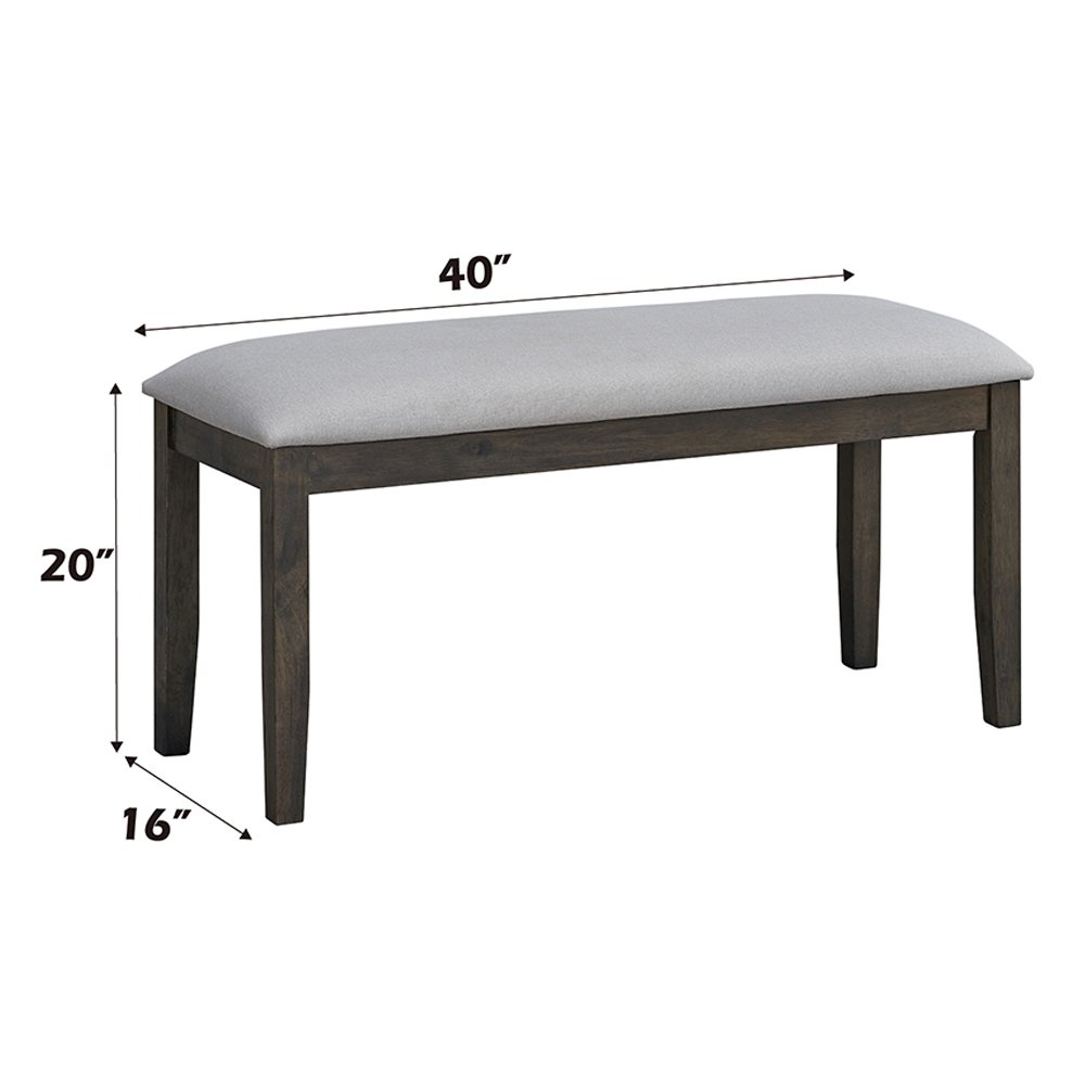 Marit Bench Gray