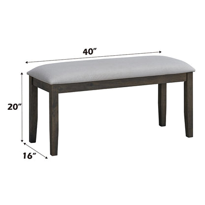 Marit Bench Gray
