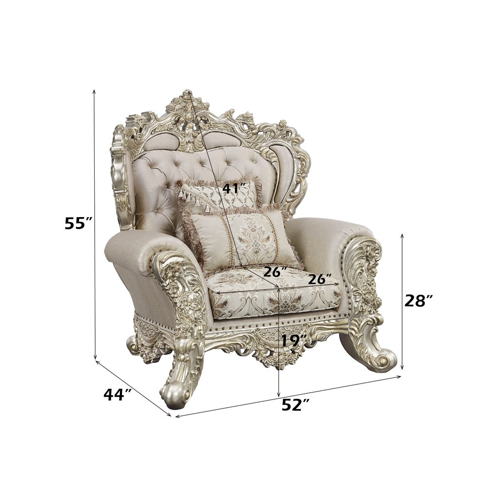Danae Accent Chair 52"W x 55"H