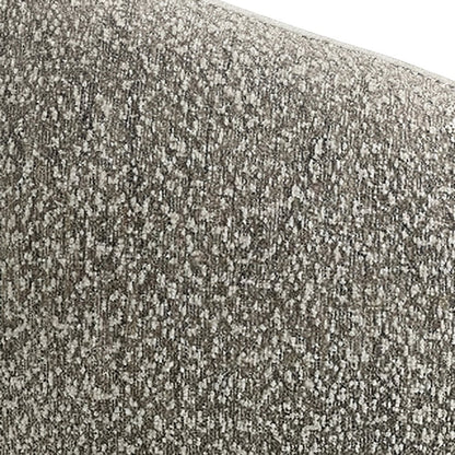 Boucle Upholstered Swivel Accent Chair, Comfy Reading Armchair, Brown Boucle