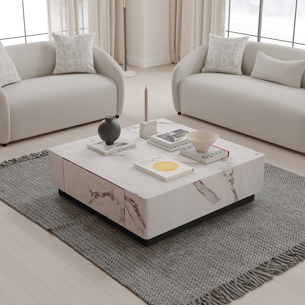 Fritzy Coffee Table Engineered Stone