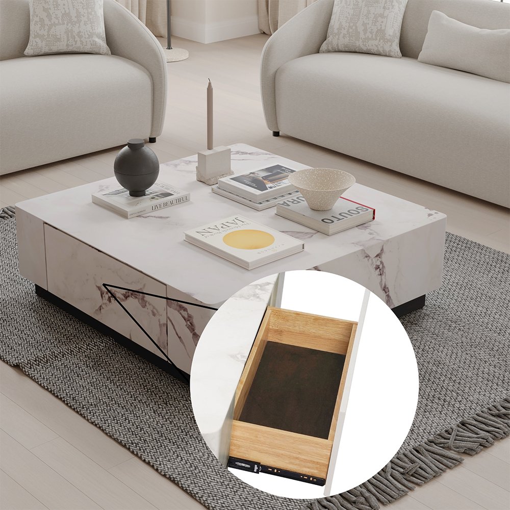 Fritzy Coffee Table Engineered Stone