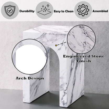 Fritzy End Table Engineered Stone