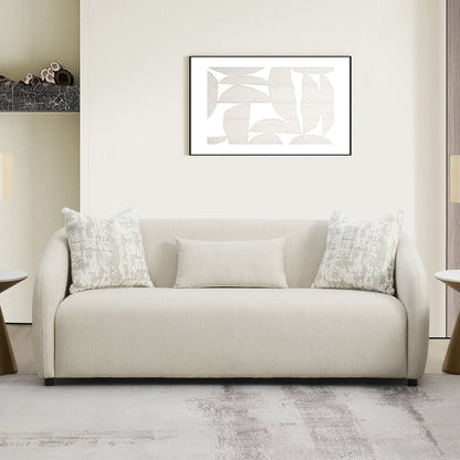 Etienne Sofa w/3 Pillows Beige Linen
