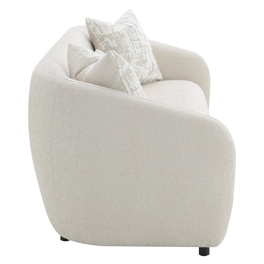 Etienne Sofa w/3 Pillows Beige Linen