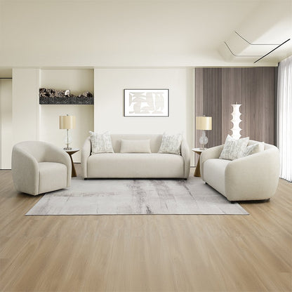 Etienne Sofa w/3 Pillows Beige Linen