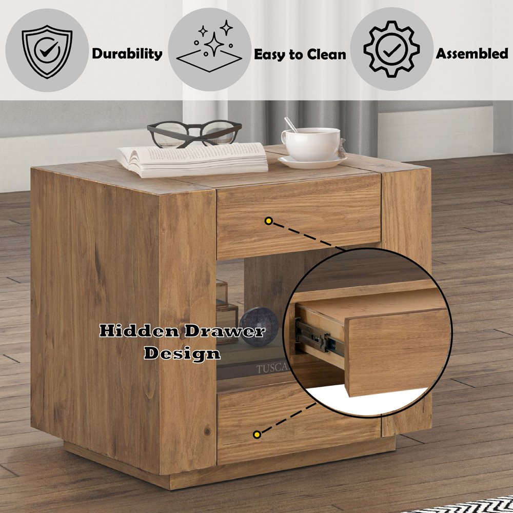 Harlan End Table Oak