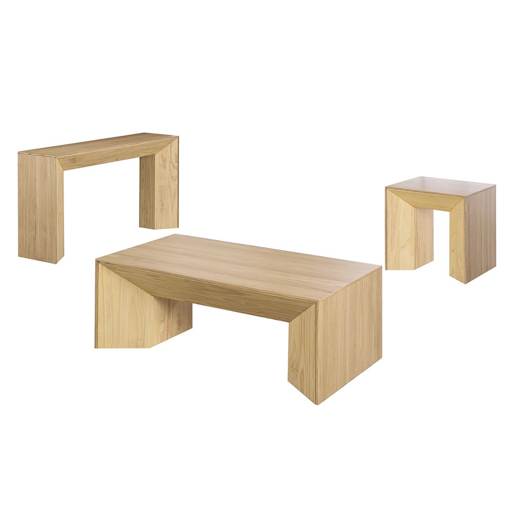 Harold Sofa Table Natural Oak