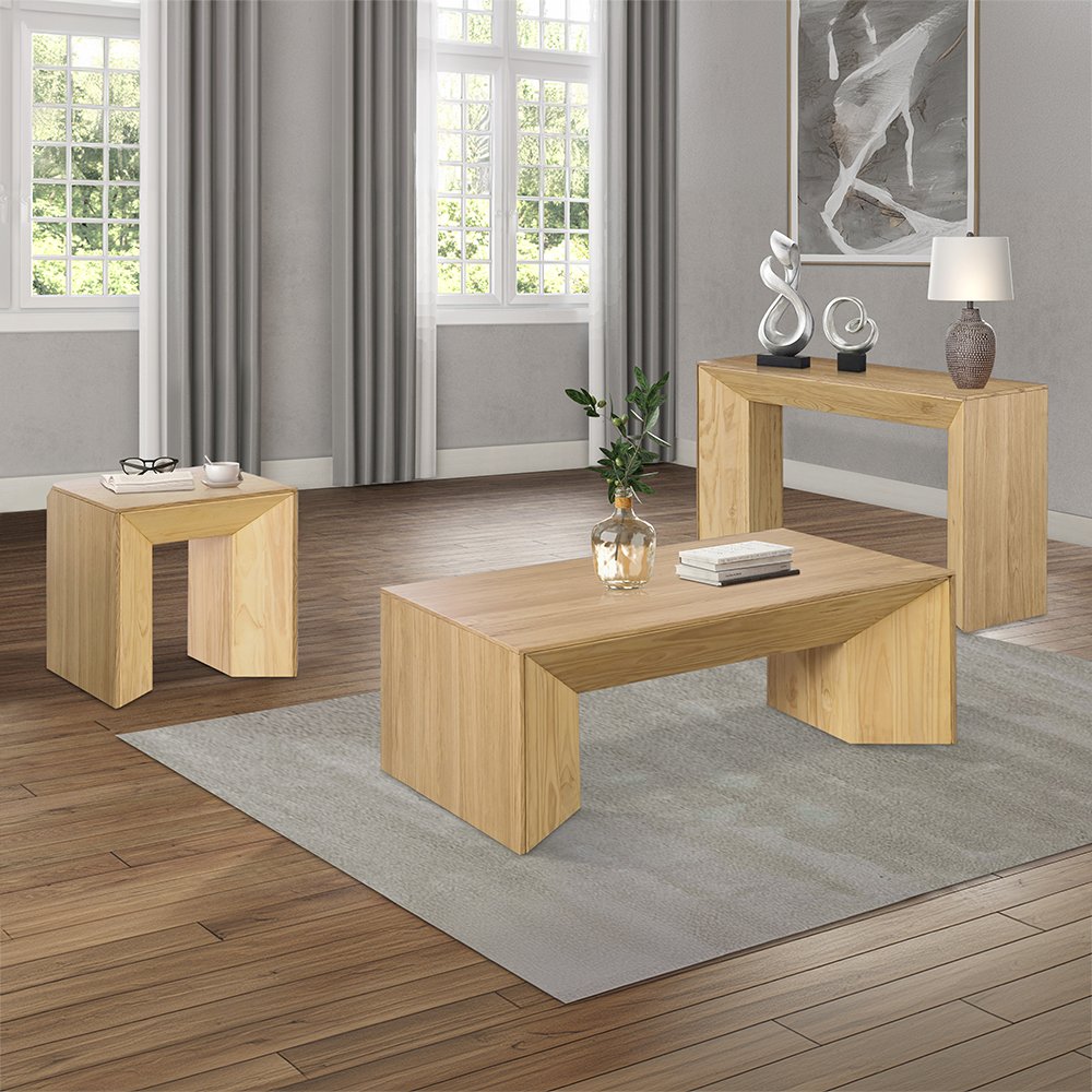 Harold Sofa Table Natural Oak