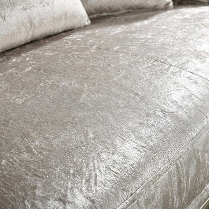 Fabric Sofa with Accent Pillows, Transitional Couch, Beige Fabric & Champagne
