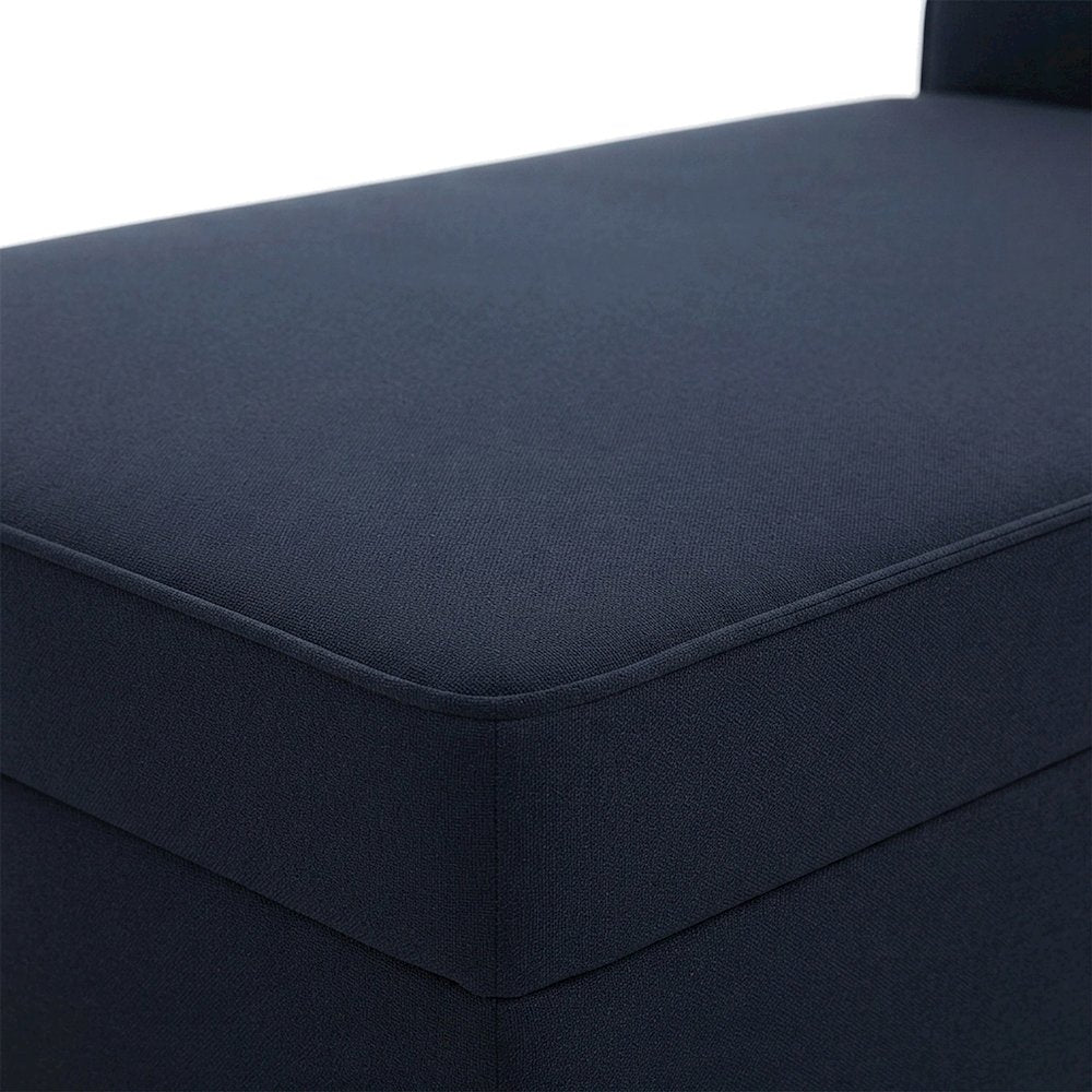 Velvet Convertible Sleeper Sofa with Pull Out Couch Bed, 3 Pillows, Blue Velvet