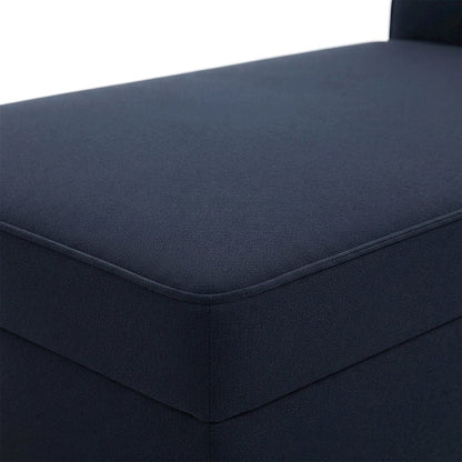Velvet Convertible Sleeper Sofa with Pull Out Couch Bed, 3 Pillows, Blue Velvet