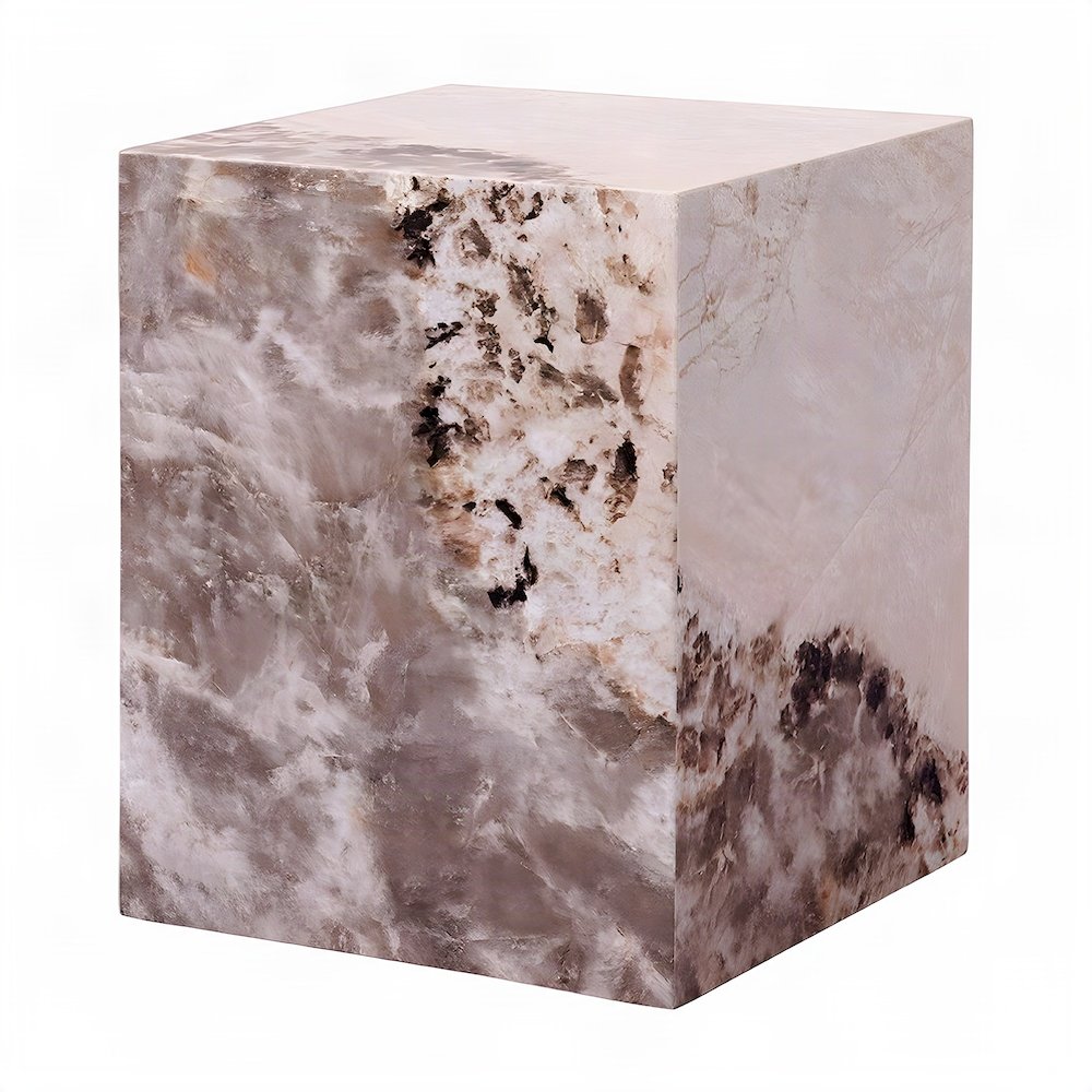 Engineered Cementitious Composite Side Table, Small End Table, Engineered Stone