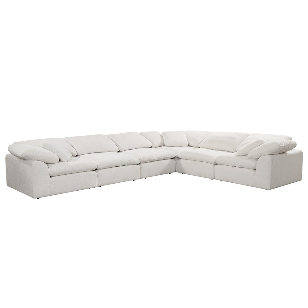 Naveen Modular - Armless Chair Ivory Linen