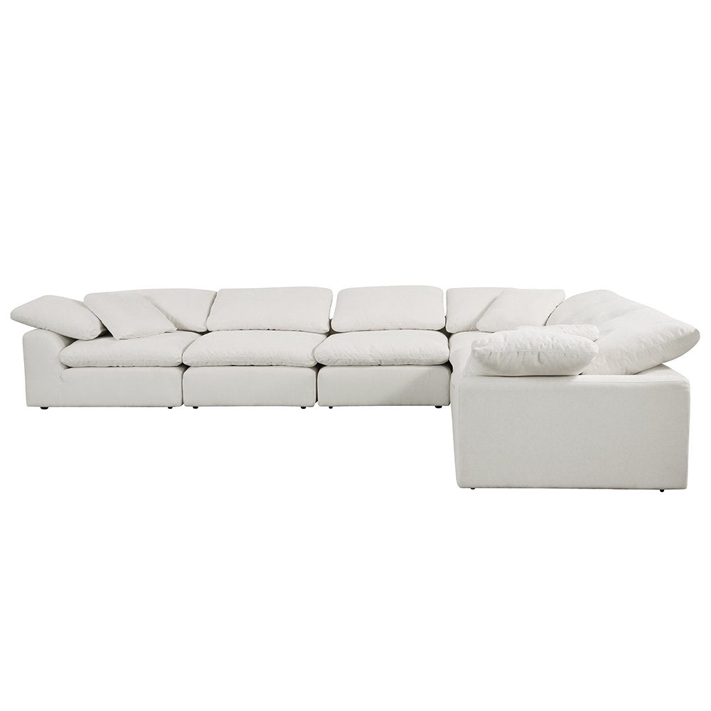 Naveen Modular - Armless Chair Ivory Linen