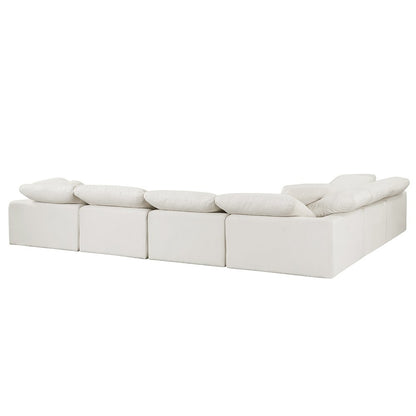 Naveen Modular - Armless Chair Ivory Linen