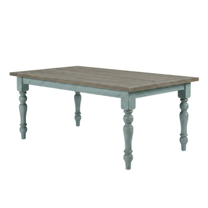 6-Piece Dining Table Set with Cross Back Chairs and Bench in Elegant Finish