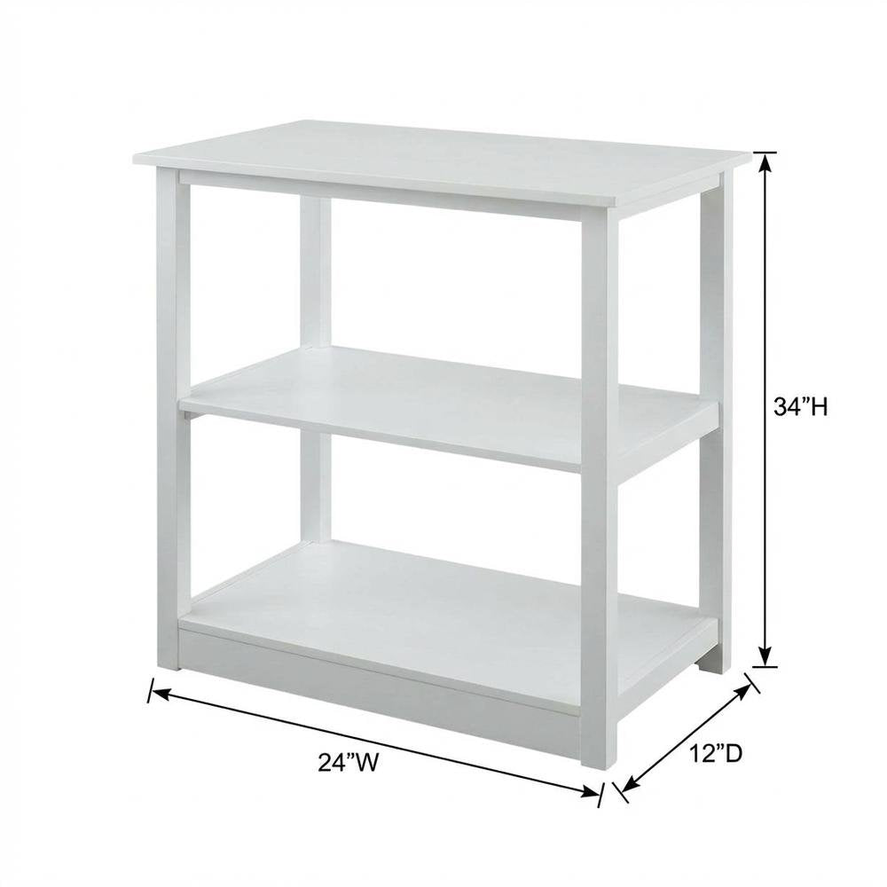 Wooden Bookcase with Concealed Drawer and Multiple Shelves for Storage