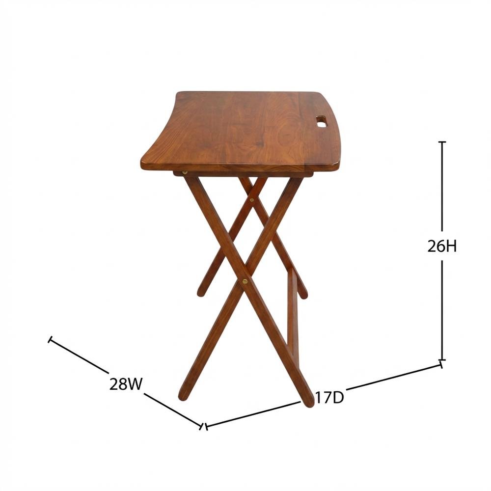Brown, Folding Table, Folding Design, Quality Build