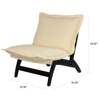 Casual Folding Lounger Chair-Espresso