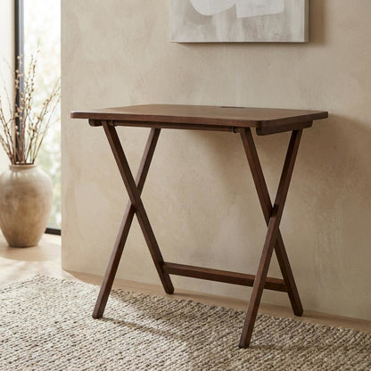 Brown, Folding Table, Folding Design, Quality Build