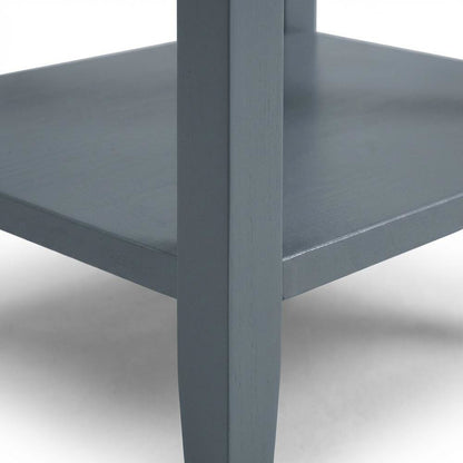 Gray Nightstand with Usb Charging Port for Bedroom Convenience
