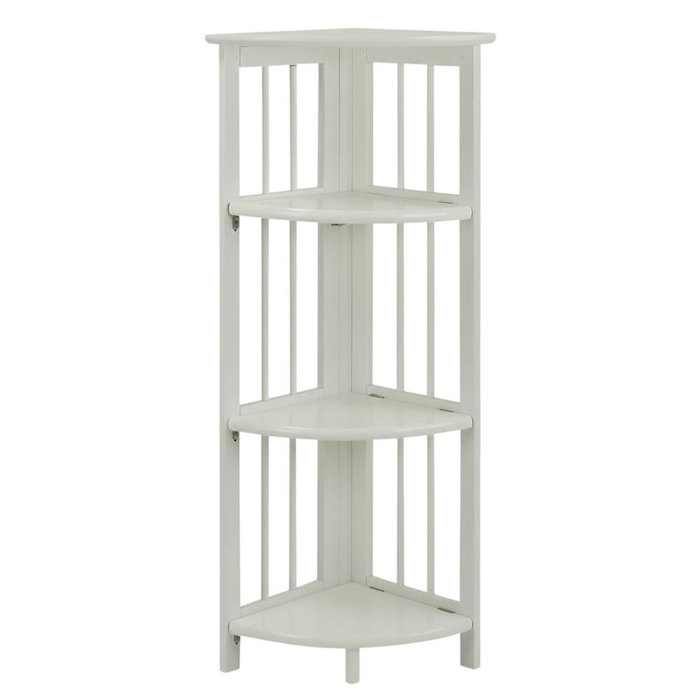 Wooden Bookcase with Open Shelves and Sturdy Frame for Living Room Storage