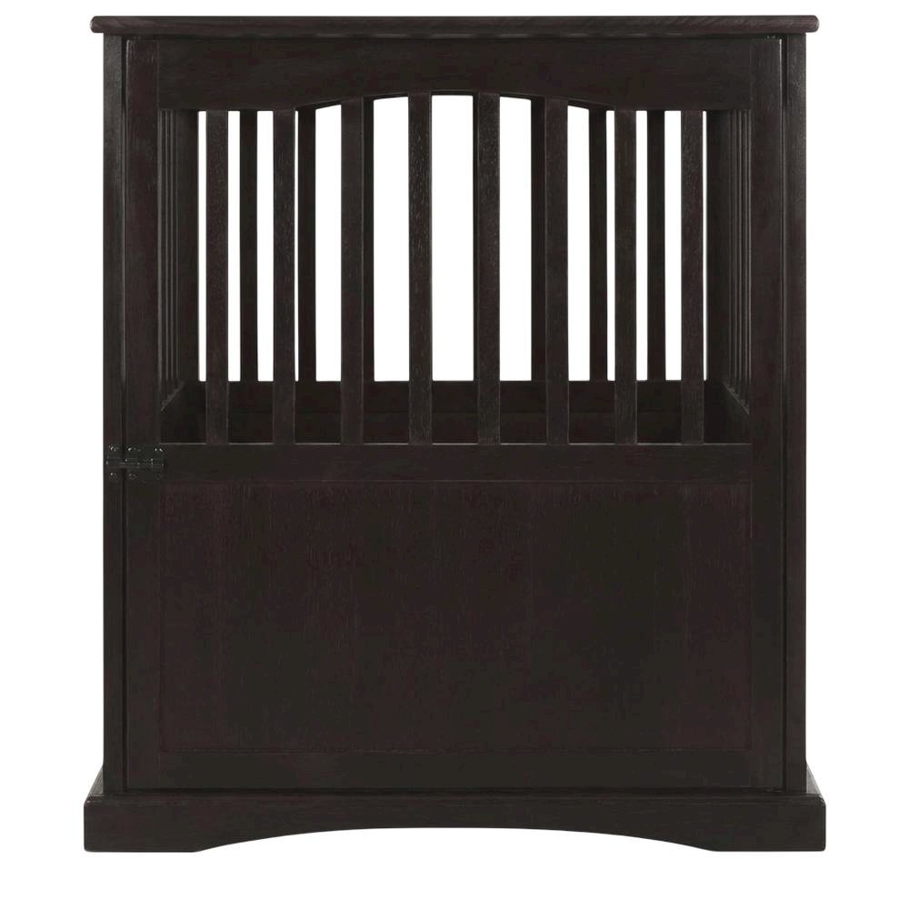 Espresso Finish End Table with Modern Design and Sturdy Construction