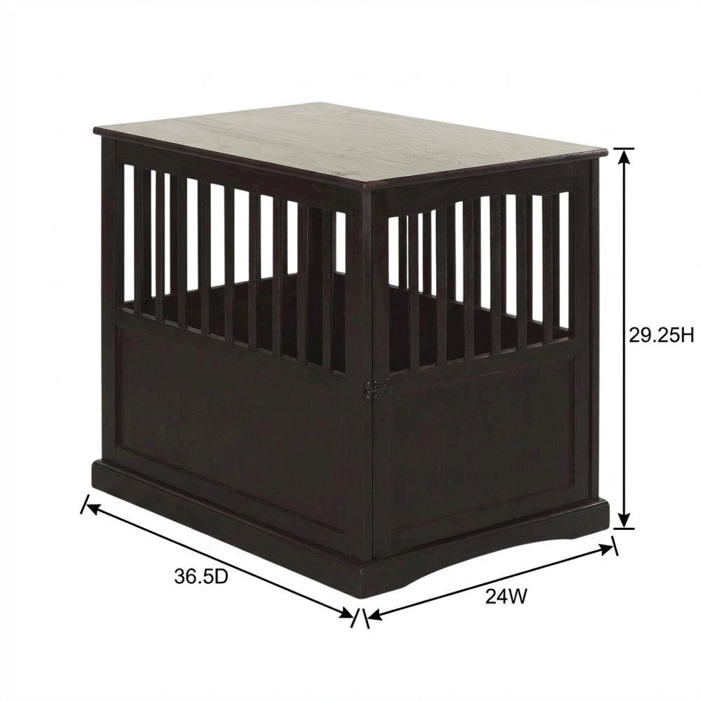 Espresso Finish End Table with Modern Design and Sturdy Construction