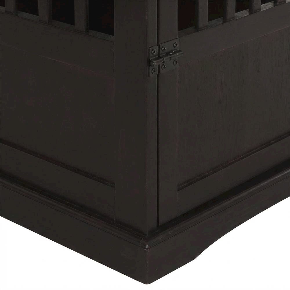 Espresso Finish End Table with Modern Design and Sturdy Construction