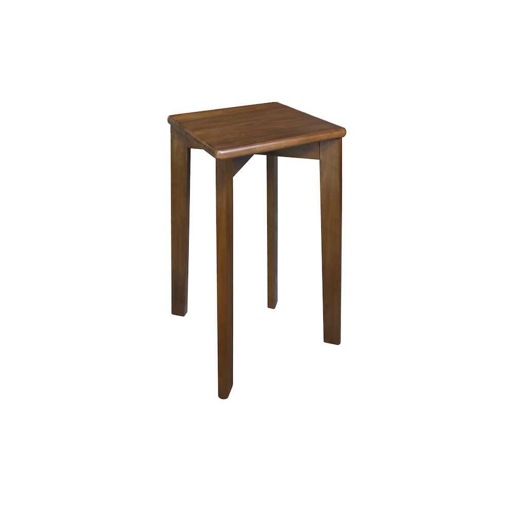 100% American Hardwood Square Stackable Stool 2-Pc Set