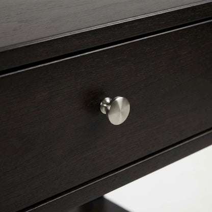 Espresso Nightstand with Usb Port and Modern Design