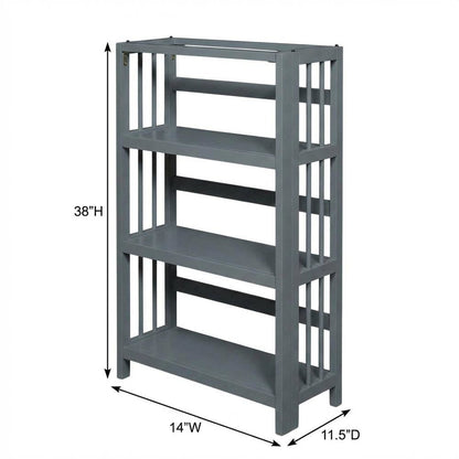 Wooden Bookcase with Modern Design and Durable Construction