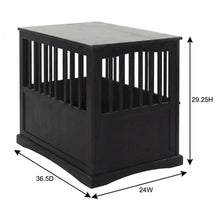 Black End Table with Modern Design and Sturdy Construction